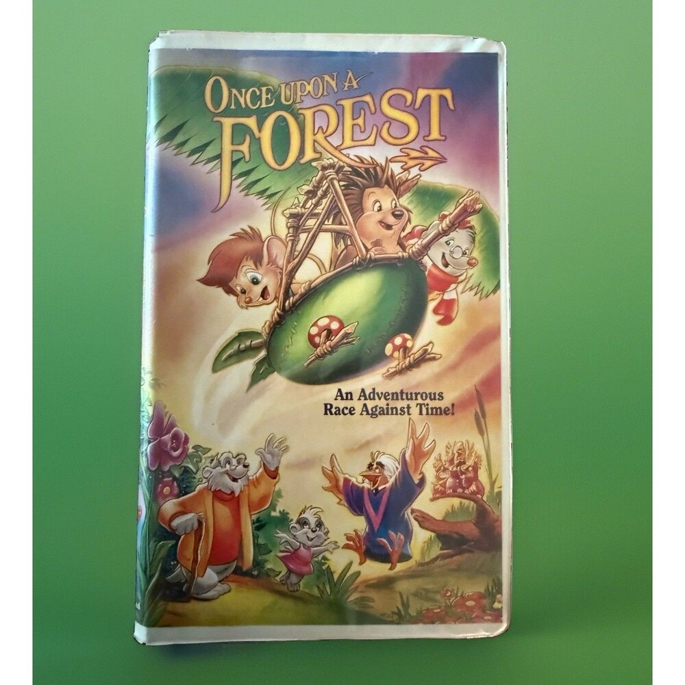 Once Upon a Forest VHS (1993) Animated Classic Clamshell Tape Great Condition